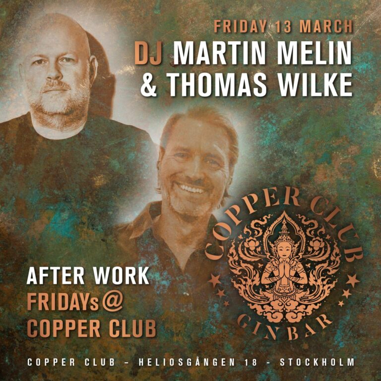 Martin Melin & Thomas WilkeFredag 13 mars